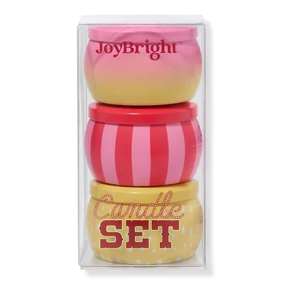 JoyBright by Ulta Beauty Candle Tin Trio