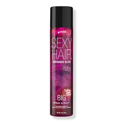 Sexy Hair Special Edition Spray & Play Burgundy Bliss Volumizing Hairspray