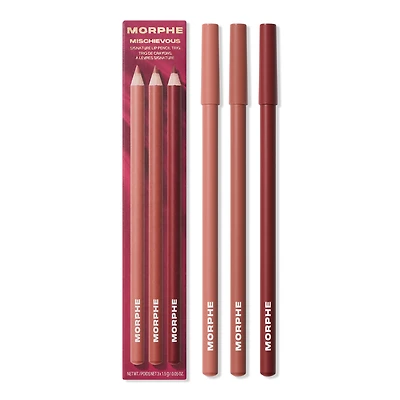 Morphe Mischievous Signature Lip Pencil Trio