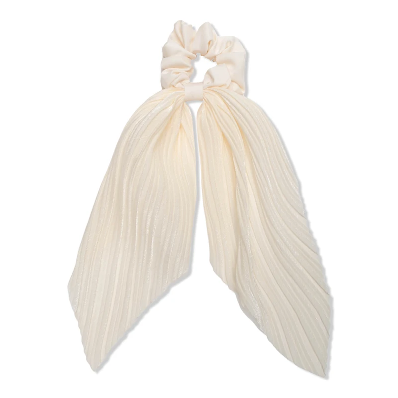 Wet Brush Iridescence Icon Scarf Scrunchie - Cream