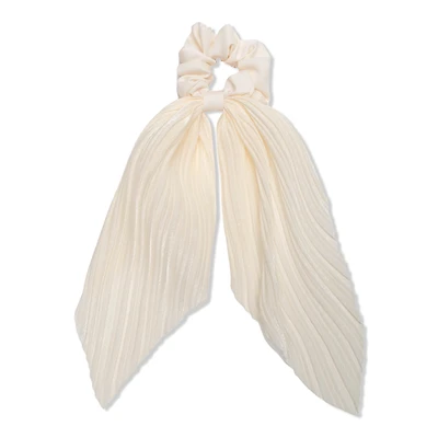 Wet Brush Iridescence Icon Scarf Scrunchie - Cream