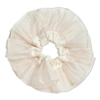 Wet Brush Iridescence Icon Flowy Large Scrunchie - Cream