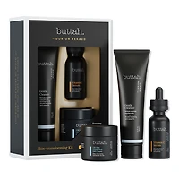 Buttah Skin 3 Piece Skin Transforming Set with Oil Free Hylaluronic Gel