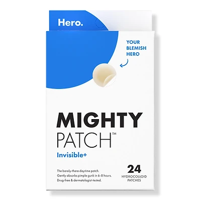 Hero Cosmetics Mighty Patch Invisible+ Daytime Hydrocolloid Acne Pimple Patches - ct