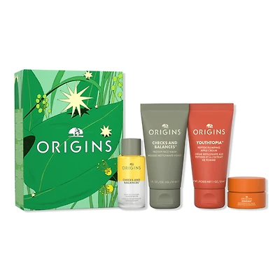 Cleanse & Glow Essentials Origins Most Loved Gift Set