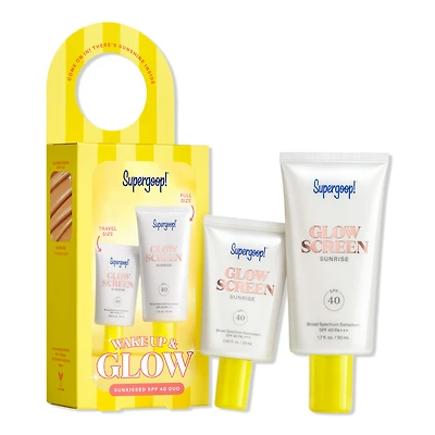 Supergoop! Wake Up & Glow Sunkissed Duo