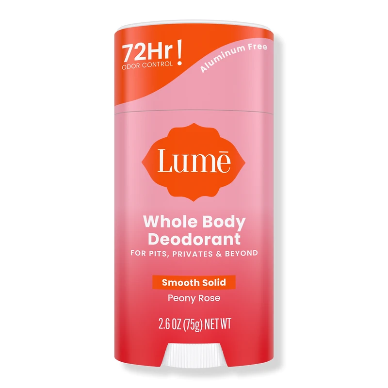Lume Whole Body Deodorant Smooth Solid - Peony Rose