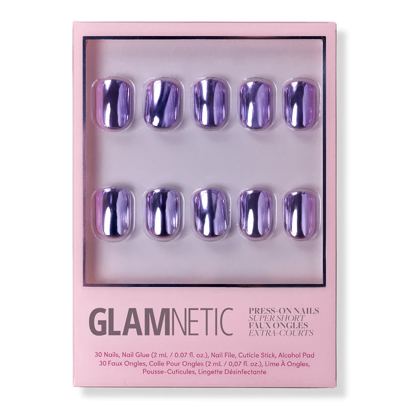 Glamnetic Lilac Steel Press-On Nails
