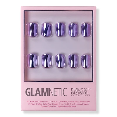 Glamnetic Lilac Steel Press-On Nails
