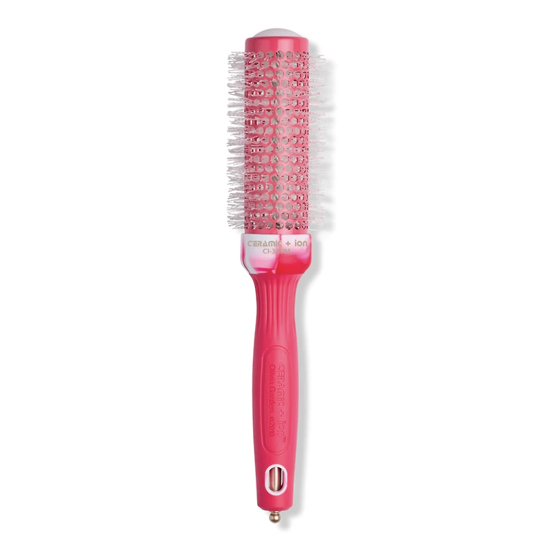 Olivia Garden Ceramic + Ion Pink Marble Thermal Brush