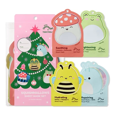 TONYMOLY Squishmallows Head To Toe Superstarts Mask Set