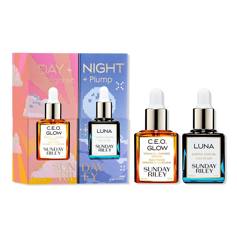 SUNDAY RILEY Day + Night Brighten + Plump Gift Set