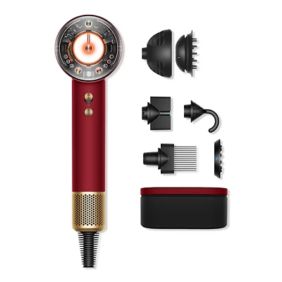 Special Edition Dyson Supersonic Nural Hair Dryer in Red Velvet and Gold