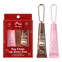 TONYMOLY Squishmallows Keychain Lip Gloss Duo