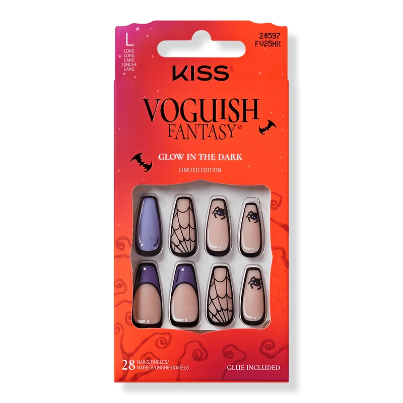 Kiss Voguish Fantasy Halloween Press On Nails - Moonlit Magic