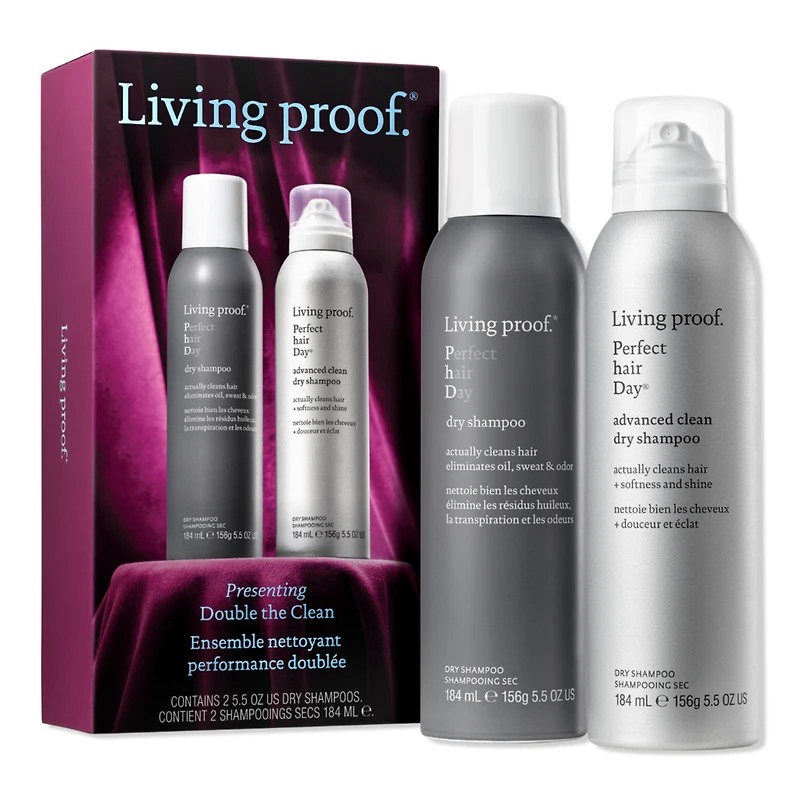 Living Proof Double the Clean Perfect Hair Day Dry Shampoo Gift Set