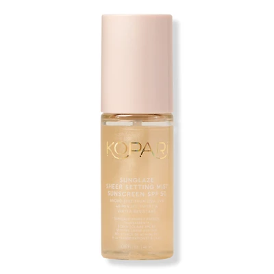 Kopari Beauty Travel Size Sunglaze Sheer Setting Mist Sunscreen SPF 50
