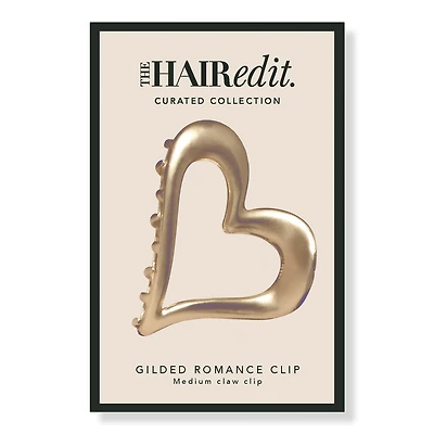 The Hair Edit Gilded Romance Heart Claw Clip