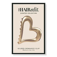 The Hair Edit Gilded Romance Heart Claw Clip