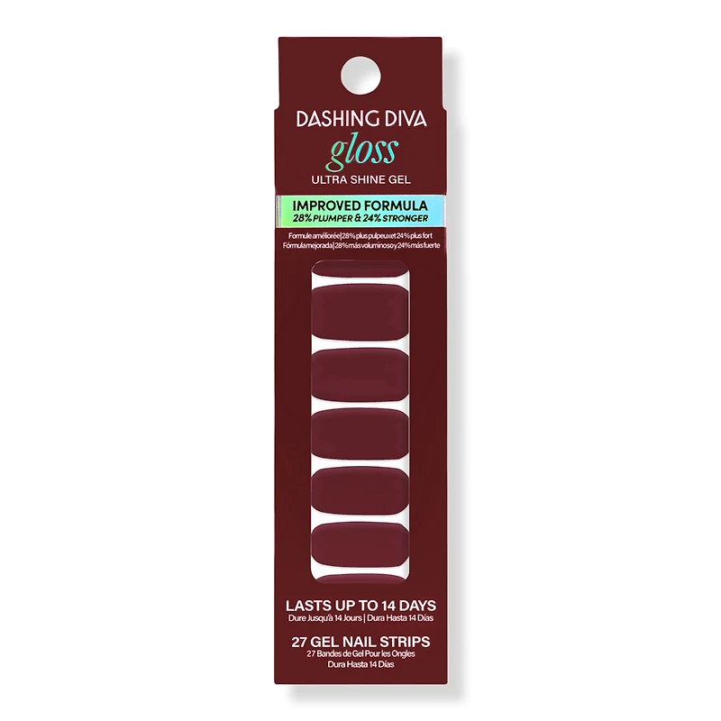 Dashing Diva GLOSS Color Gel Nail Polish Strips