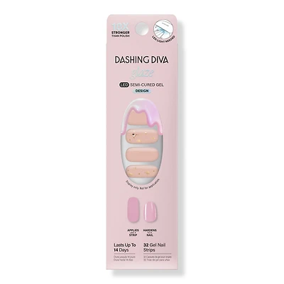 Dashing Diva GLAZE DESIGN, Semi-Cured Gel Nail Polish Stickers