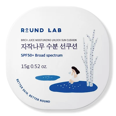 ROUND LAB Birch Juice Moisturizing Sun Cushion SPF 50
