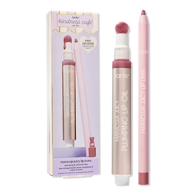Tarte Maracuja Juicy Lip Icons Plumping Oil & Liner Duo - Mixed Berries