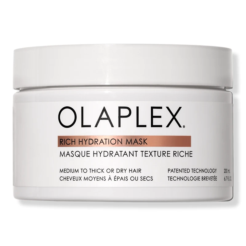 OLAPLEX Rich Hydration Hair Mask for Dry or Medium to Thick Hair