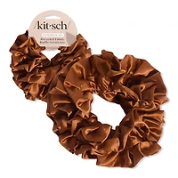 Kitsch Recycled Fabric Ruffle Scrunchie 