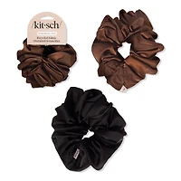 Kitsch Recycled Fabric Brunch Scrunchies - &