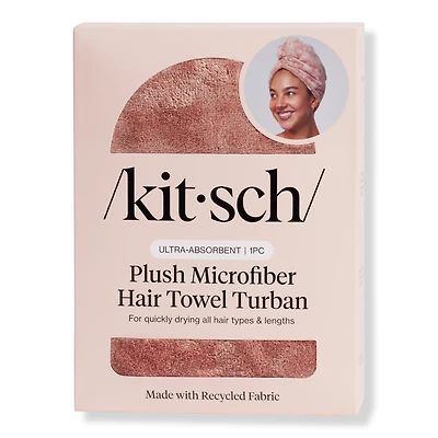 Kitsch Nano Microfiber Hair Towel Turban - Terracotta