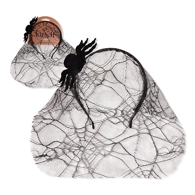 Kitsch Veil Headband - Spiderweb