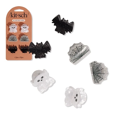 Kitsch Mini Claw Clips 6 Piece Set - Halloween