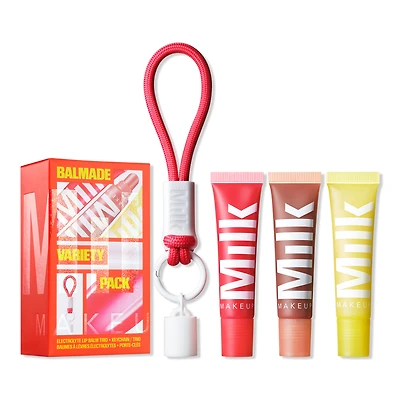 MILK MAKEUP Balmade Variety Pack Full-Size Hydrating Lip Balm Trio