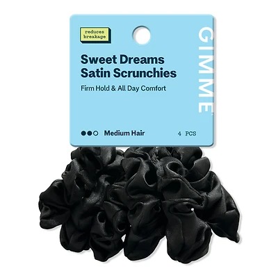 GIMME beauty Satin Hair Scrunchies