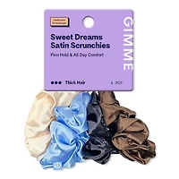 GIMME beauty Large Satin Hair Scrunchies 