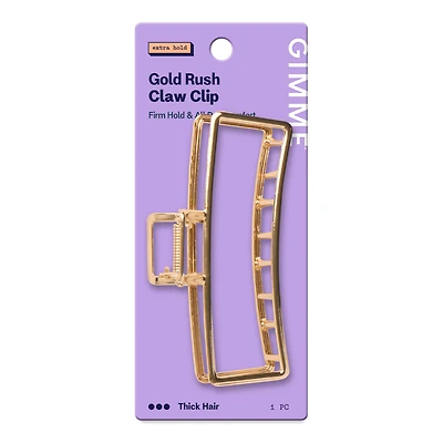 GIMME beauty Rectangle Metal Claw Clip for Thick Hair