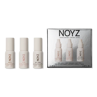 NOYZ Mini Hair + Body Fragrance Mist Trio