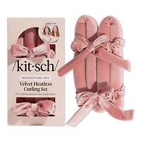 Kitsch Velvet Heatless Curling Set - Terracotta