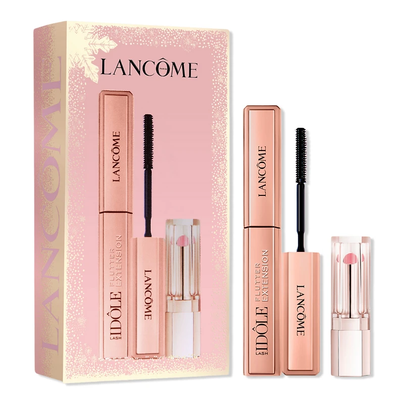 Lancome Lash Idole Flutter Extension Mascara & Lip Idole Butterglow Lip Balm Gift Set