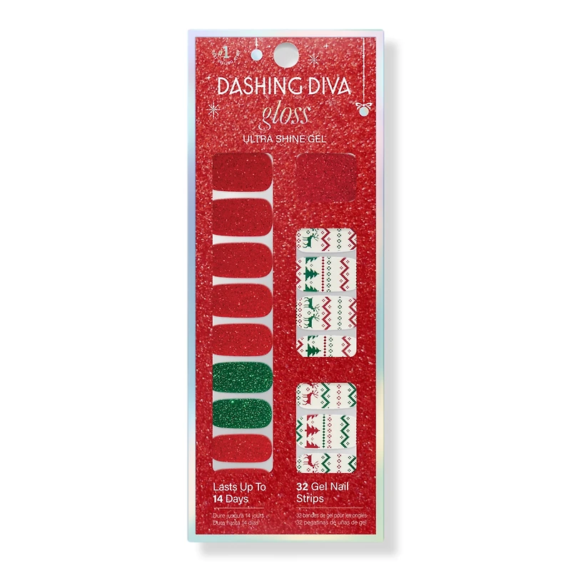Dashing Diva Gloss Ultra Shine Gel Nail Strips, Knit to Last