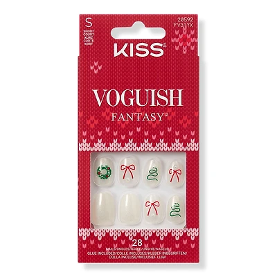 Kiss Voguish Fantasy Holiday Press On Nails
