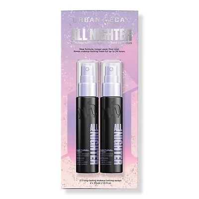 Urban Decay Mini All Nighter Setting Spray Travel Duo Holiday Gift Set
