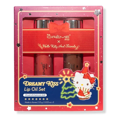 The Creme Shop Hello Kitty 2 Piece Lip Oil Set - Dreamy Kiss