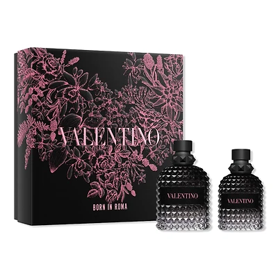 Valentino Uomo Born Roma Eau de Toilette Men's 2-Piece Gift Set - Design