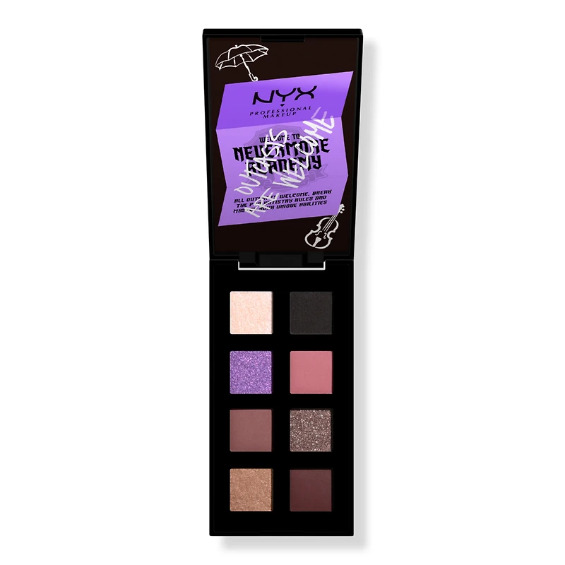 NYX Professional Makeup Limited Edition Wednesday The Nevermore Academy Shadow Palette