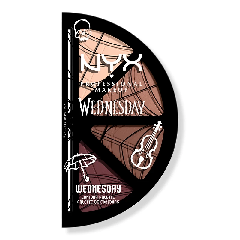 NYX Professional Makeup Limited Edition Wednesday Stained Glass Contour Palette