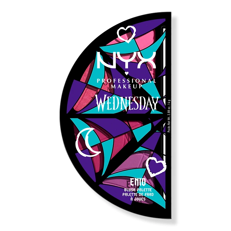 NYX Professional Makeup Limited Edition Wednesday Stained Glass Blush Palette