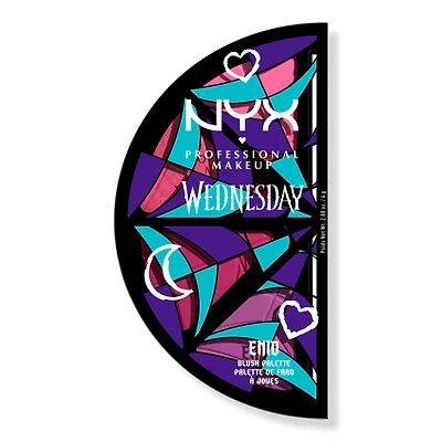NYX Professional Makeup Limited Edition Wednesday Stained Glass Blush Palette