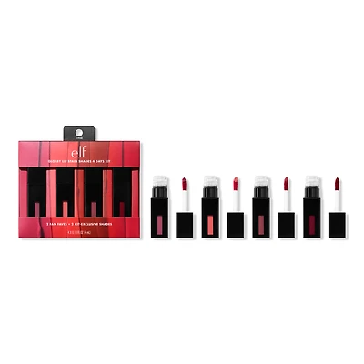 e.l.f. Cosmetics Glossy Lip Stain Shades 4 Days Kit